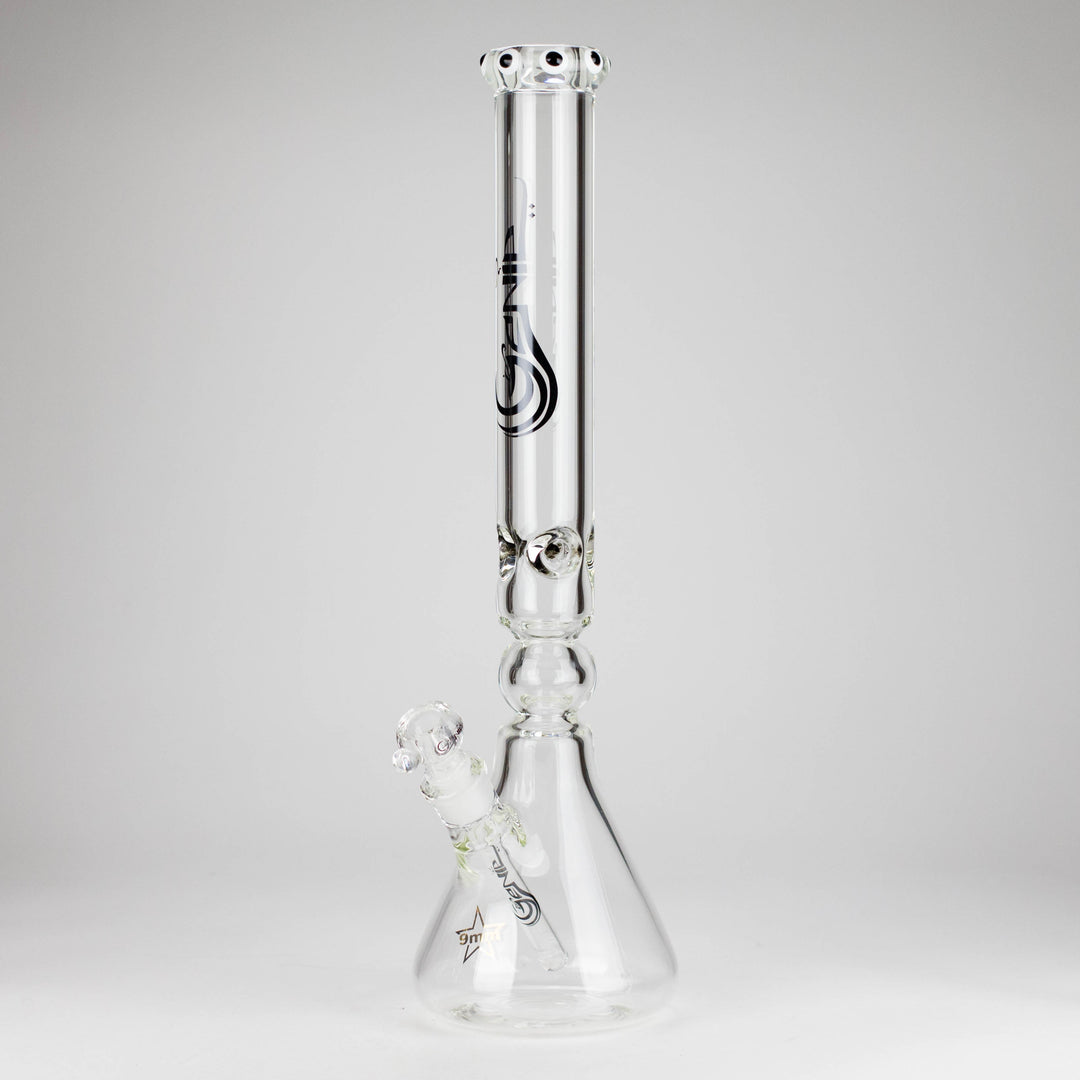 Genie 19.5" 9mm Curved Shaft Glass Beaker Water Pipes