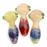 4.5 Inch Fumed and Frit Glass Hand Pipe