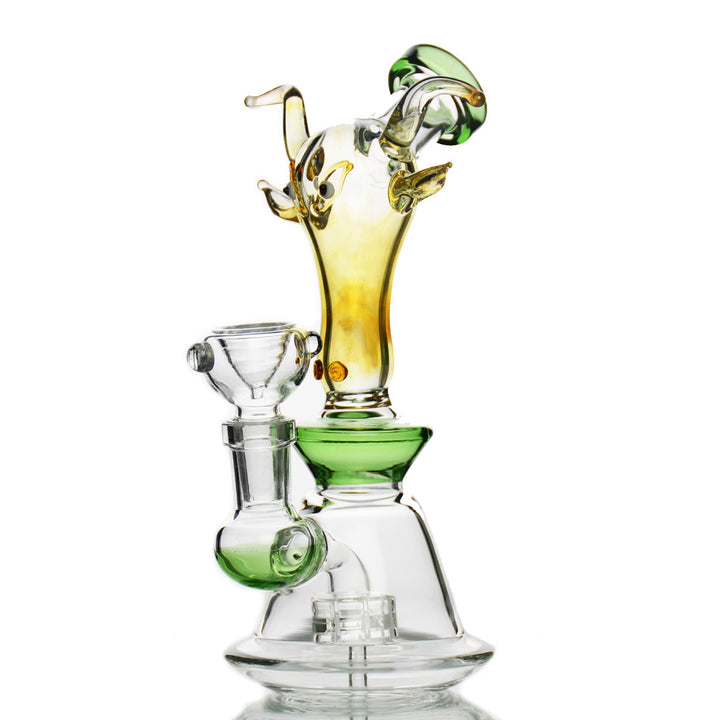 8 Inch Fume Glass Bull Head Water Pipe