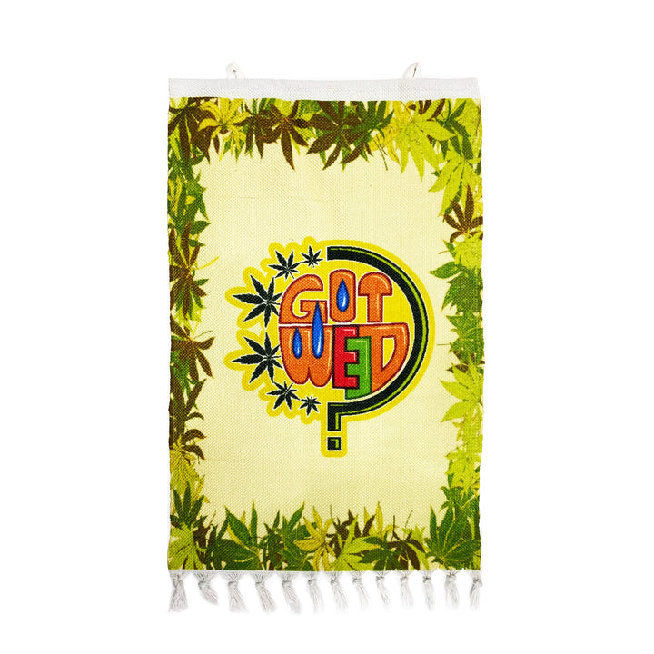 Herbal Design Handloom Wall Tapestry 3ft x 2ft