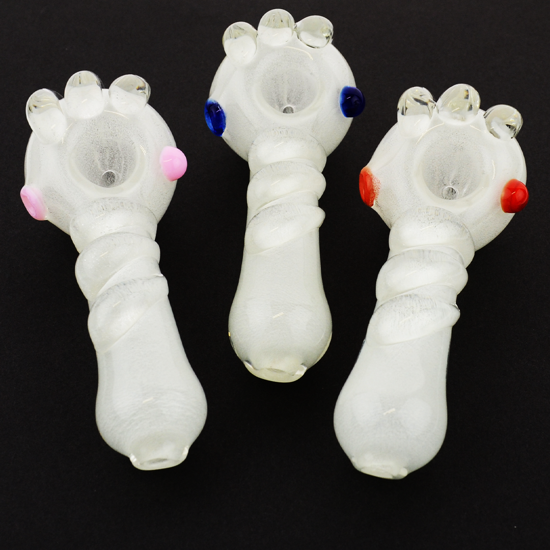 5 Inch Glow Hand Pipe - Heavy Duty Glass