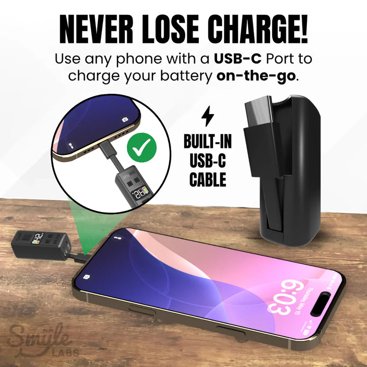Smyle Mini Plug 510 Battery with Built-in USB-C