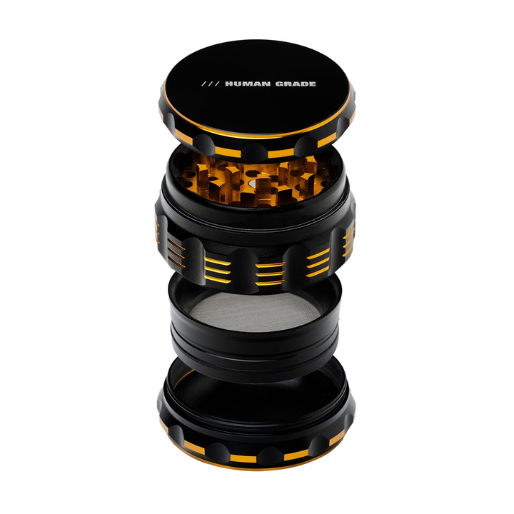 Human Grade 2.5 Inch 4-Piece Dry Herb Grinder