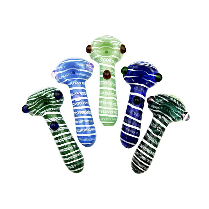 4.5 Hand Pipe Spoon Twisting Art for Smooth Smoking