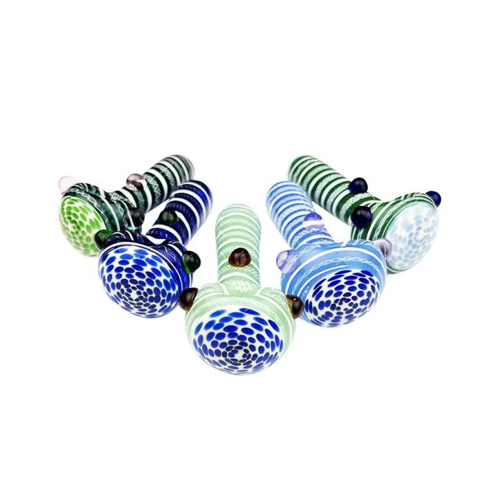 4.5 Hand Pipe Spoon Twisting Art for Smooth Smoking