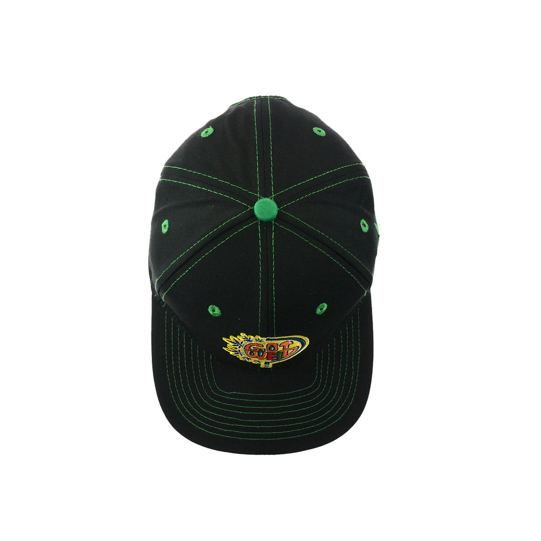 Bold Embroidered Cotton Snapback Cap