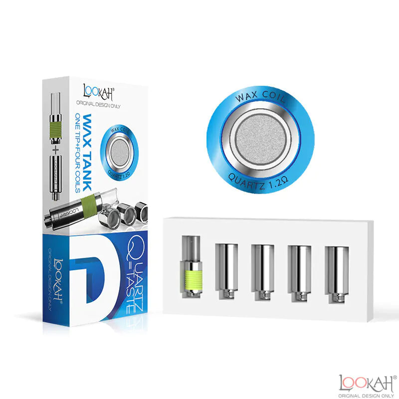 Lookah 510 Wax Quartz Coils + Mouthpiece (4-Pack)