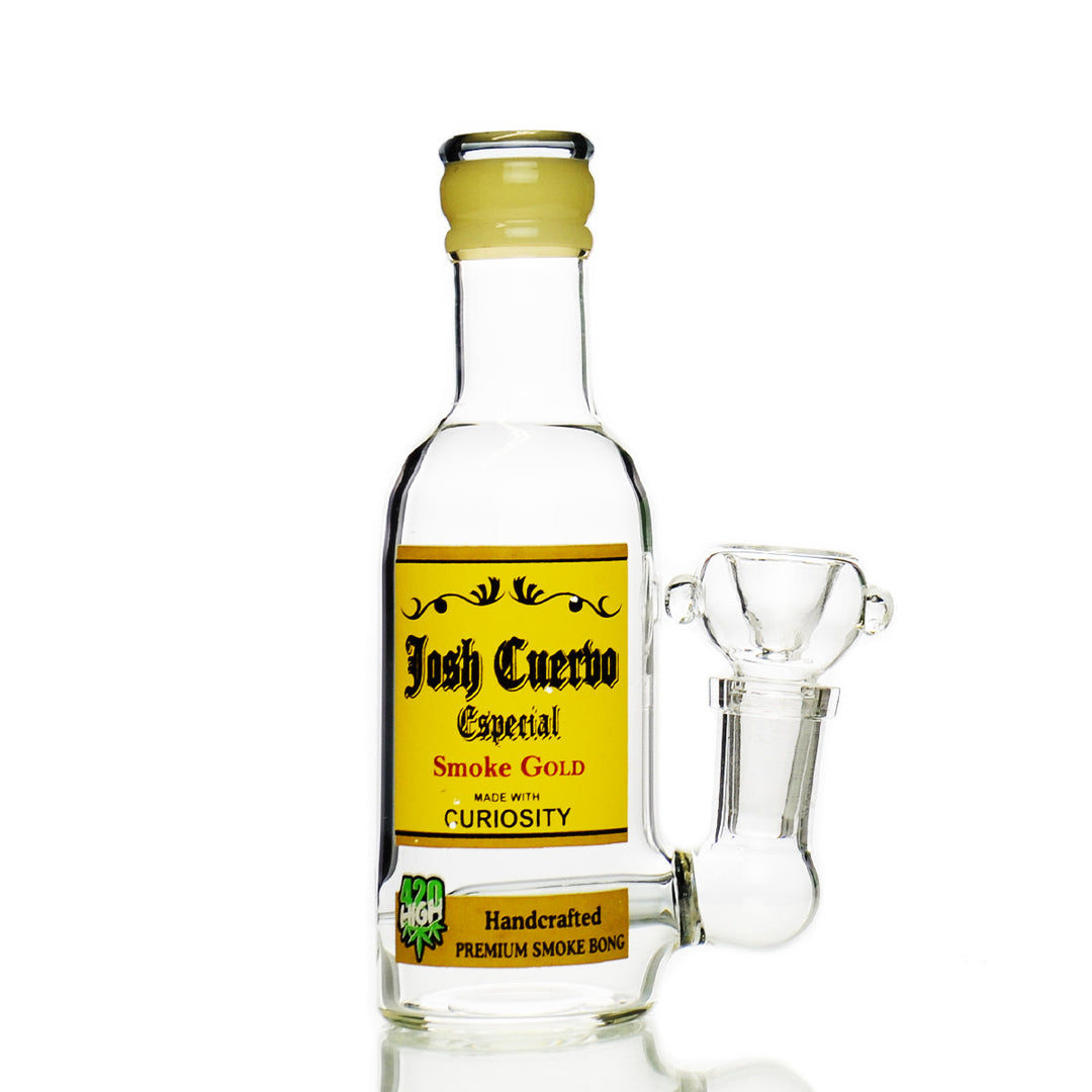 5" Liquor Bottle Novelty Hand Pipe with 14mm Bowl