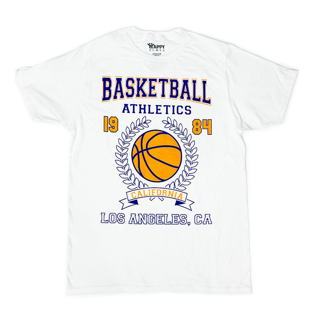 White Basketball T-Shirt 6-Pack