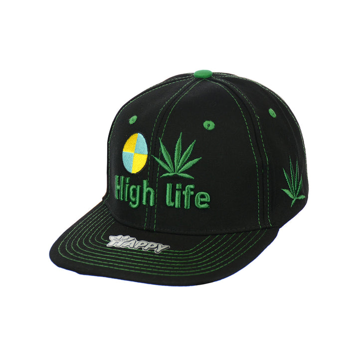 Embroidered High Life Adjustable Snapback