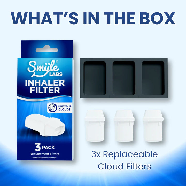Smyle Inhaler Discreet Cloud Filters 3-Pack