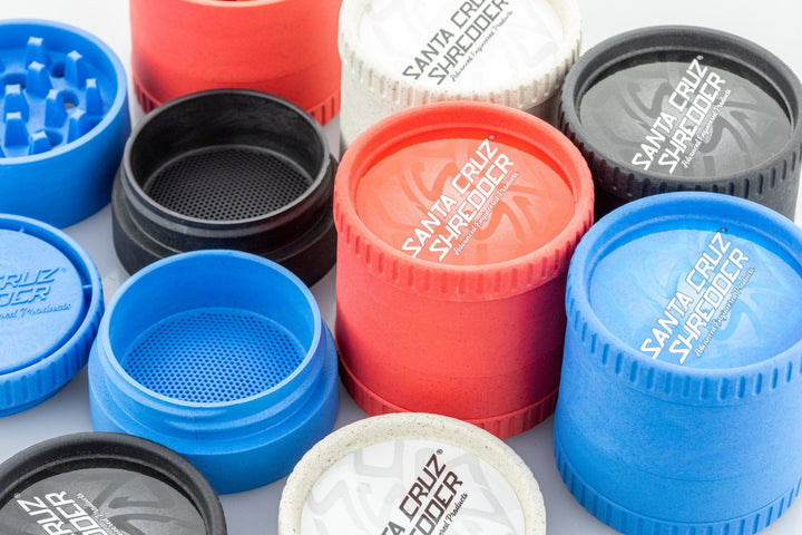 Assorted 4-Piece Biodegradable Hemp Grinders