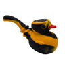 Glass Hand Pipe with Intricate Detailing for Smooth Smoking