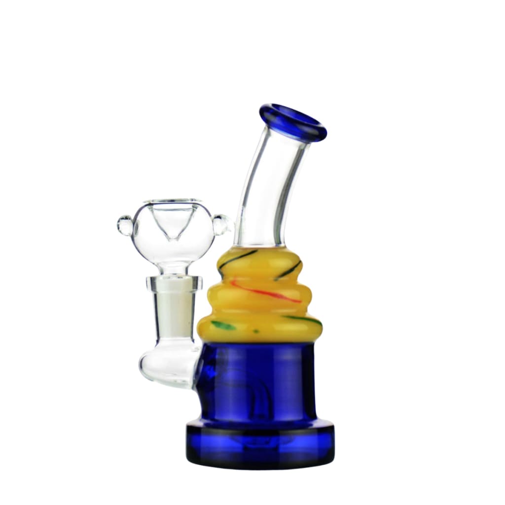 5" Birthday Cake Water Pipe Bong With 14mm Male Bowl