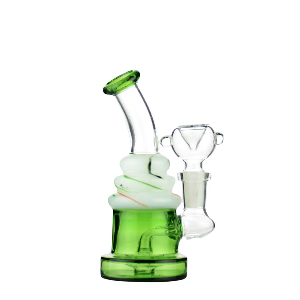 5" Birthday Cake Water Pipe Bong With 14mm Male Bowl