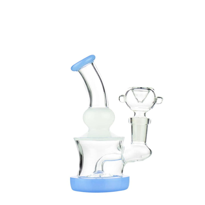 5" Mini Water Pipe With Round Shower And 14mm Male Bowl
