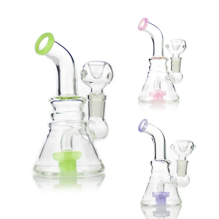 Slime Conical Bong Water Pipe with 14mm Male Bowl for Smooth Hits