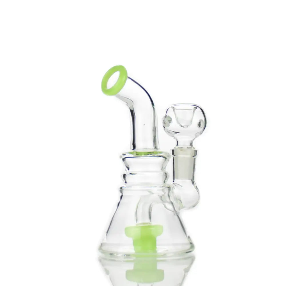 Slime Conical Bong Water Pipe with 14mm Male Bowl for Smooth Hits