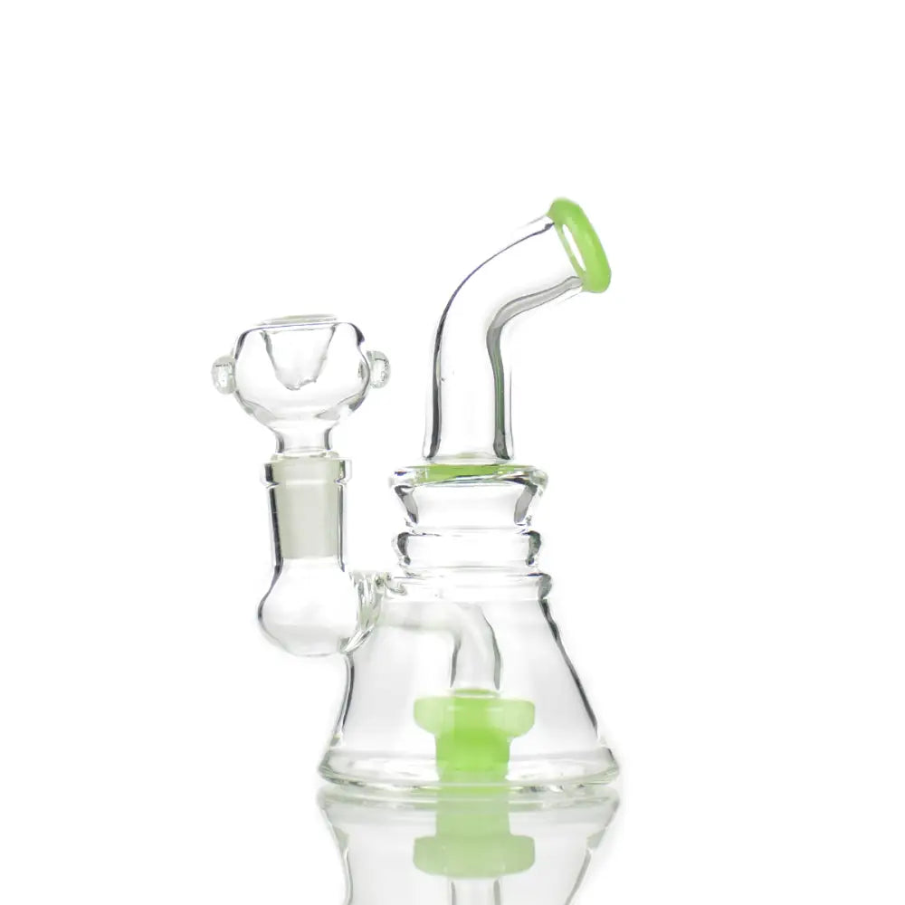 Slime Conical Bong Water Pipe with 14mm Male Bowl for Smooth Hits