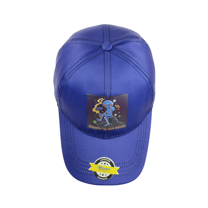 Navy Blue 'Smoke To The Moon' Snapback Hat