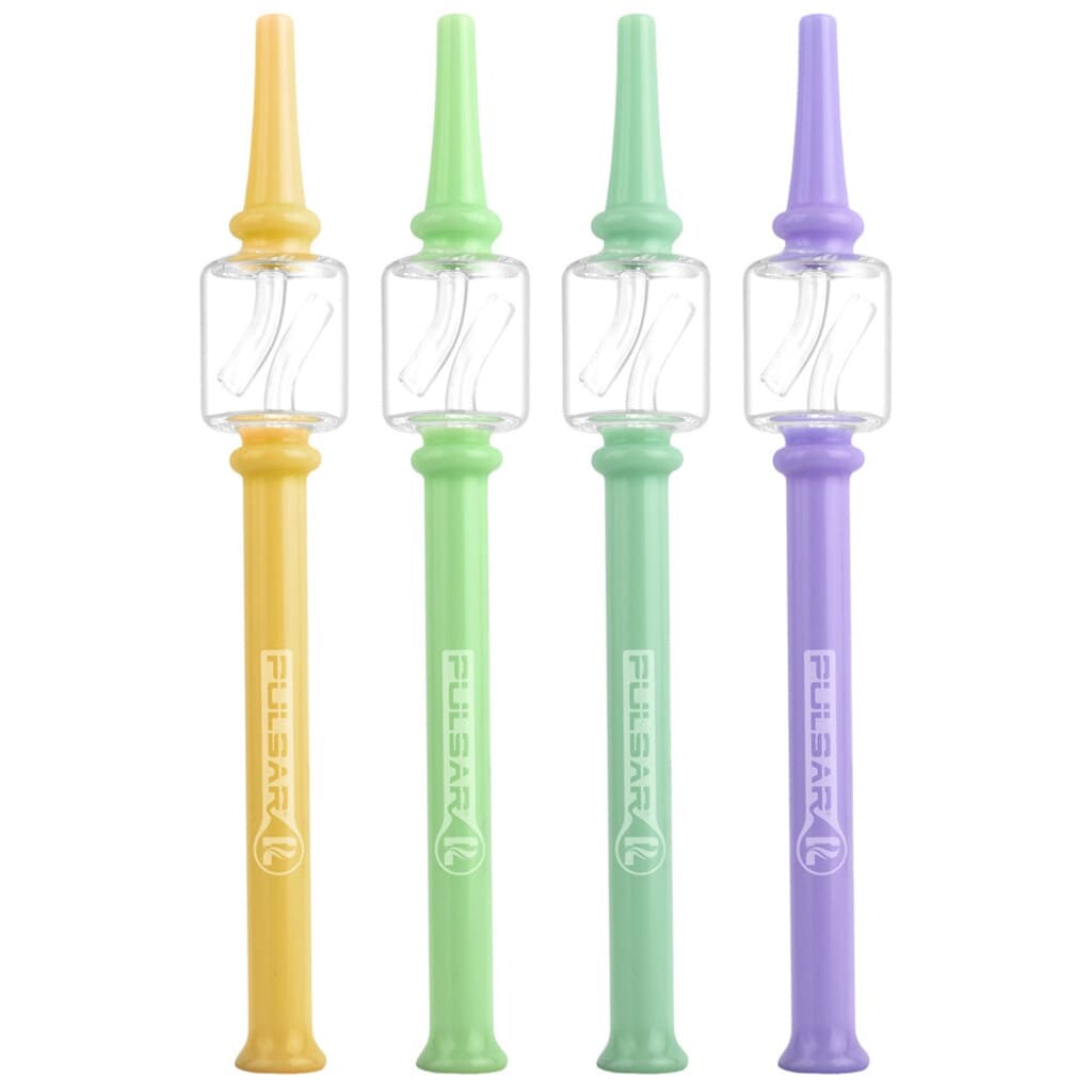 5pc Set - Goblin Gang Sand-filled Dab Straw - 6’ / 10mm / Assorted Colors