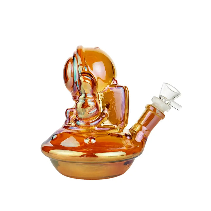 Astronaut Water Pipe Bong with 14mm Male Bowl for Smooth Hits