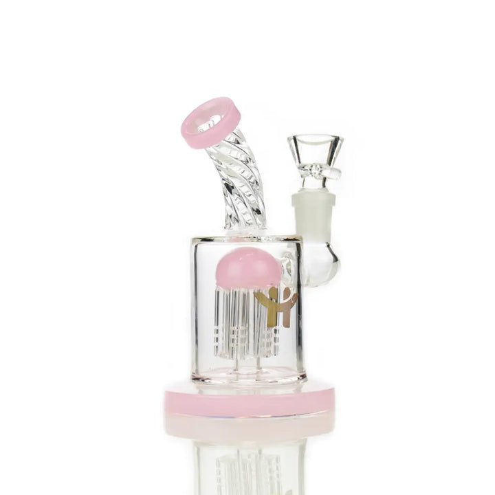 Happy Fumes Glass Tree Arm Percolator with 14 Male Bowl