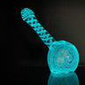6-inch Glow in Dark Bubbler with Giraffe Neck Design - Bubbler