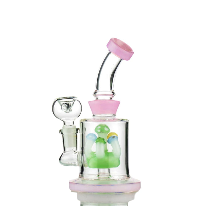 6’ Slime Color Water Pipe With Mushroom Shower And 14mm Male Bowl