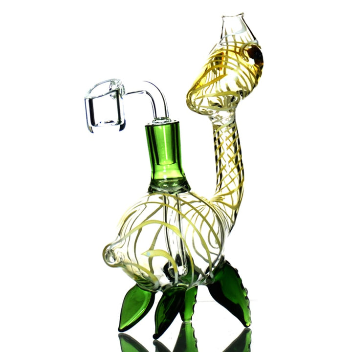 6’ Turtle Rig Water Pipe With 14mm Male Quartz Banger