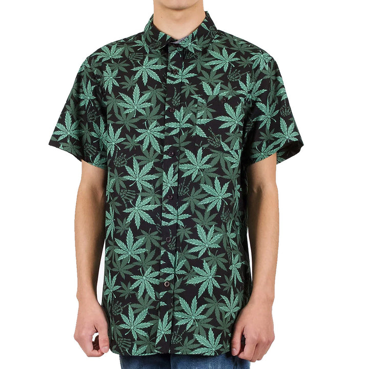 MLeaf Black Short Sleeve Shirt 6-Pack
