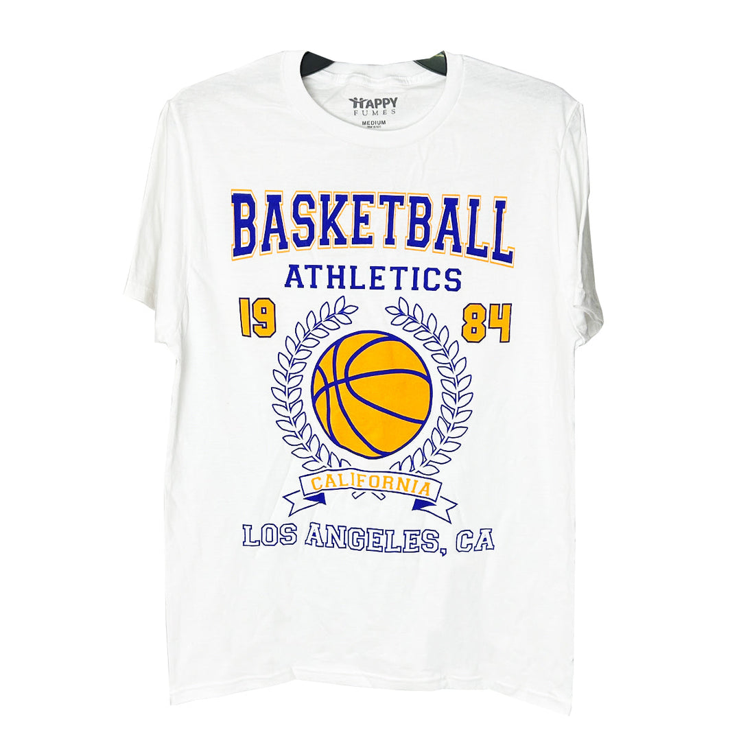 White Basketball T-Shirt 6-Pack