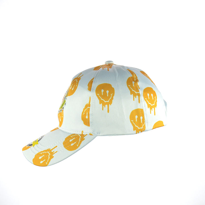 White 'Do Not Panic' Organic Design Snapback