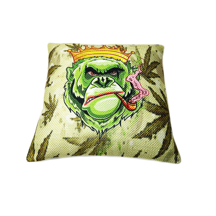 Gorilla Print Handloom Cushion 1.5ft Square
