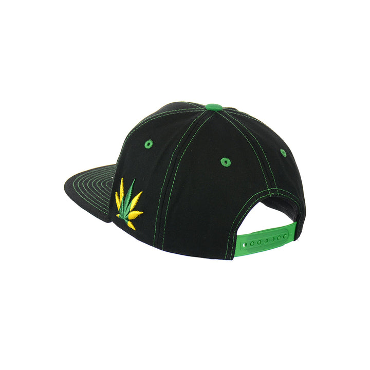 Eco Style Embroidered Cotton Snapback Hat