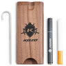 Kozo Wood Dugout with Integrated Cleaning Rod