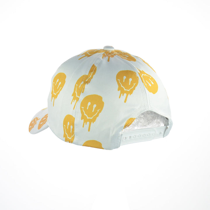 White 'Do Not Panic' Organic Design Snapback