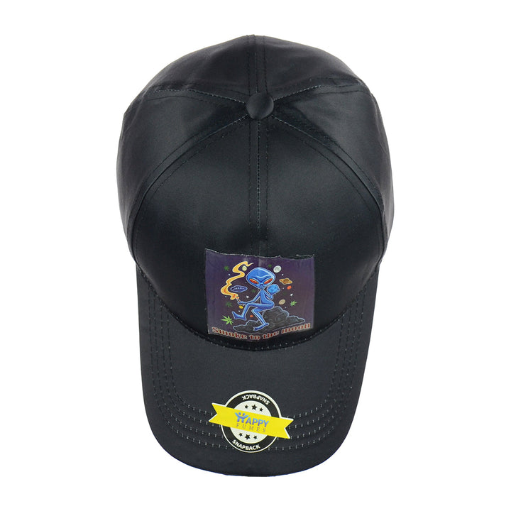 Smoke To The Moon Black Baseball Snapback Cap