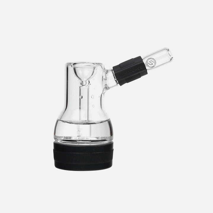 Softglass Durable Borosilicate Bubbler with Silicone