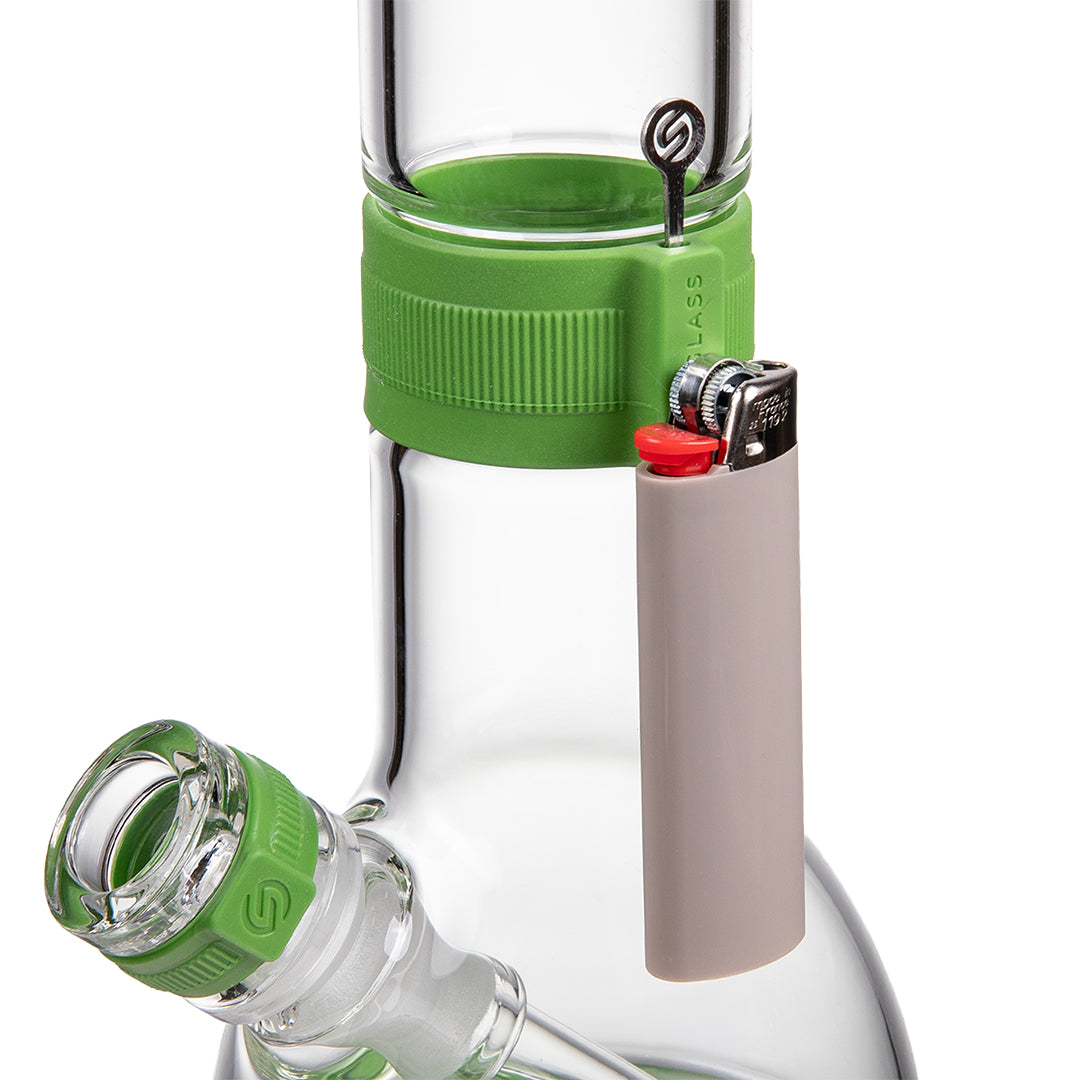 Core Integrated Silicone Glass Water Pipe
