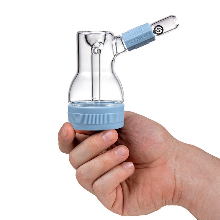 Softglass Durable Borosilicate Bubbler with Silicone