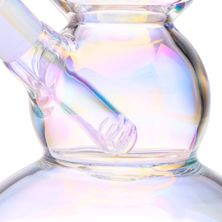 Iridescent Bubble Stack Water Pipe
