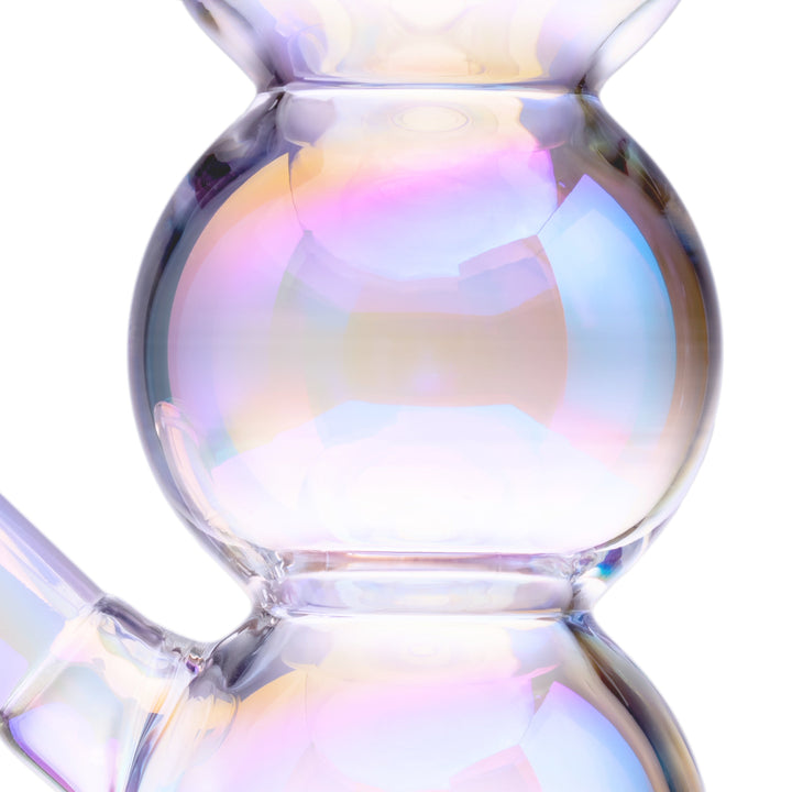 Iridescent Bubble Stack Water Pipe
