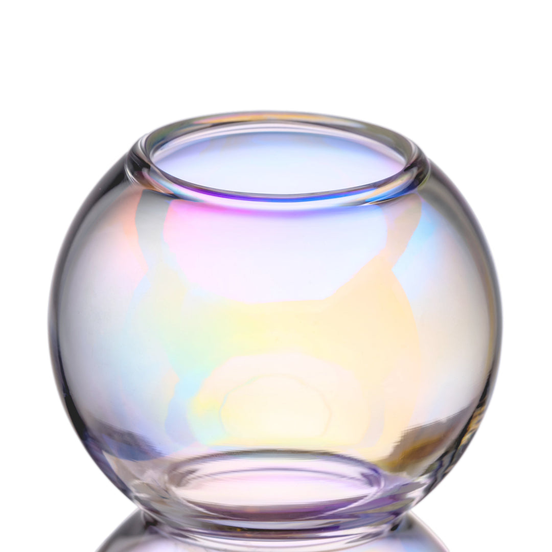 Iridescent Bubble Stack Water Pipe