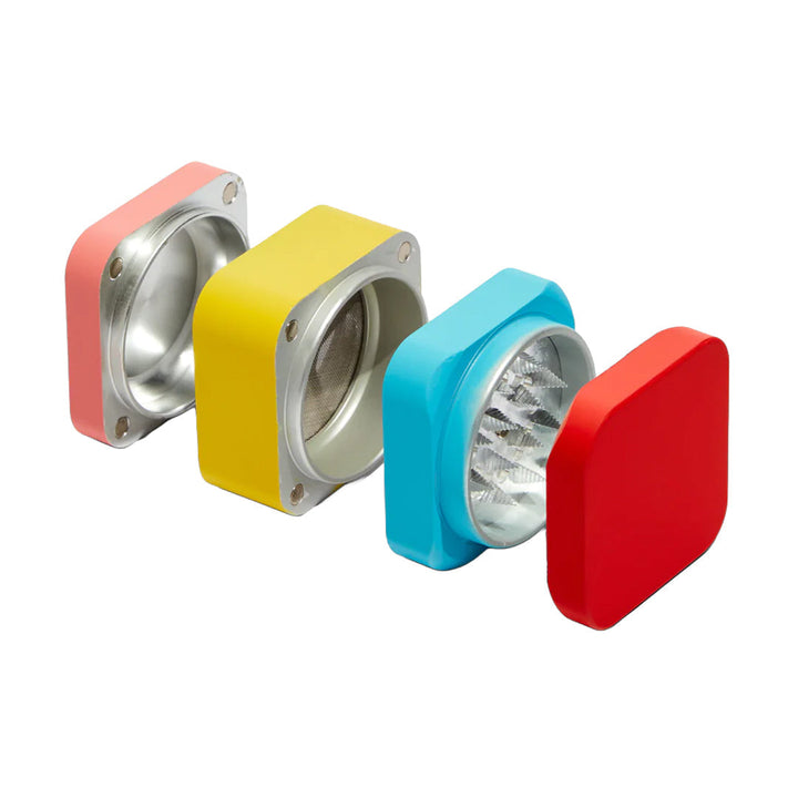 Edie Parker Rubberized Colorblock Grinder