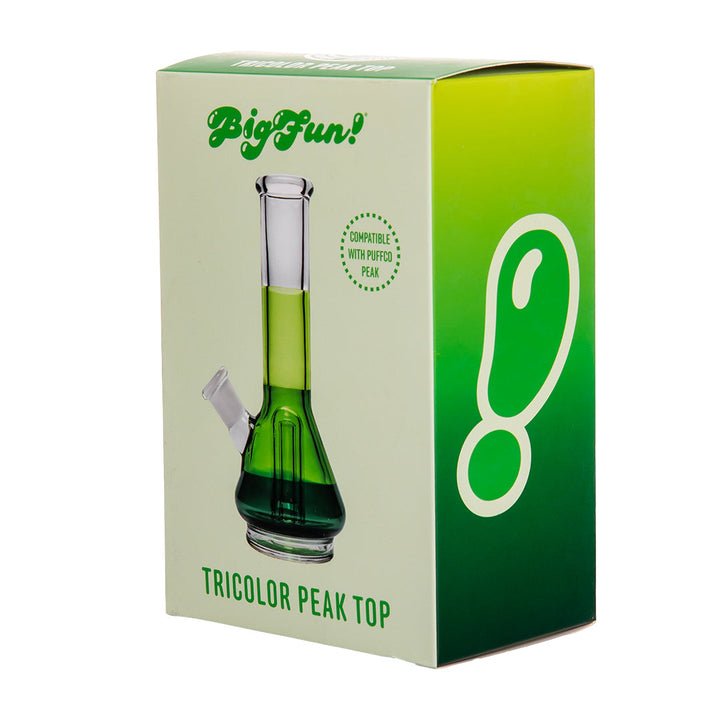 BigFun Tricolor Peak E-Rig Glass Top