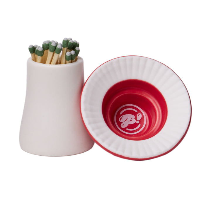 Playful Mushroom Match Striker & Holder