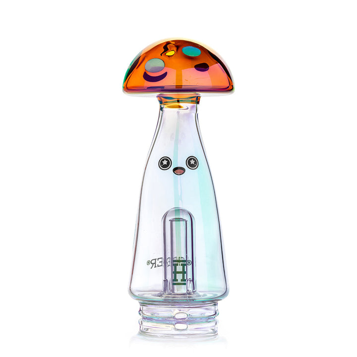 Iridescent Shroom Peak Glass Top