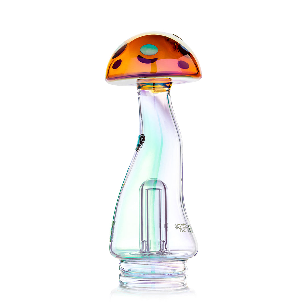 Iridescent Shroom Peak Glass Top