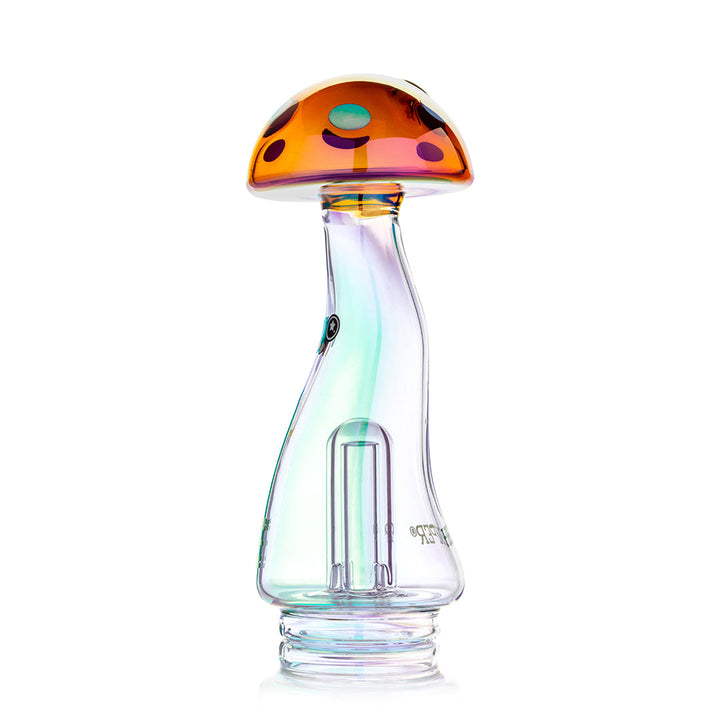 Iridescent Shroom Peak Glass Top